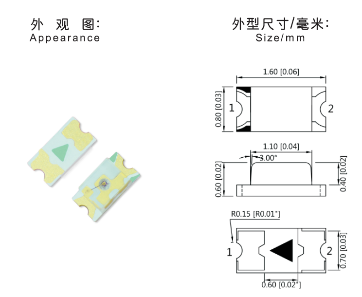 0603紅外發射管_0603紅外發光二極管