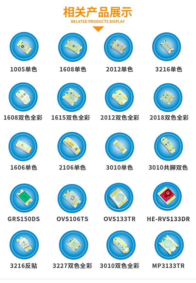SMD3010單色發光二極管_貼片發光二極管_3010紅色藍色綠色等發光二極管
