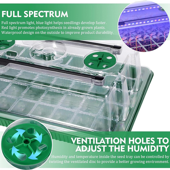 LED植物灯|LED植物生长灯|LED植物补光灯|带LED植物灯育苗盆|LED植物灯生产厂家