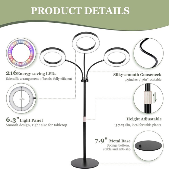 LED植物灯|LED植物生长灯|LED植物补光灯|带LED植物灯育苗盆|LED植物灯生产厂家