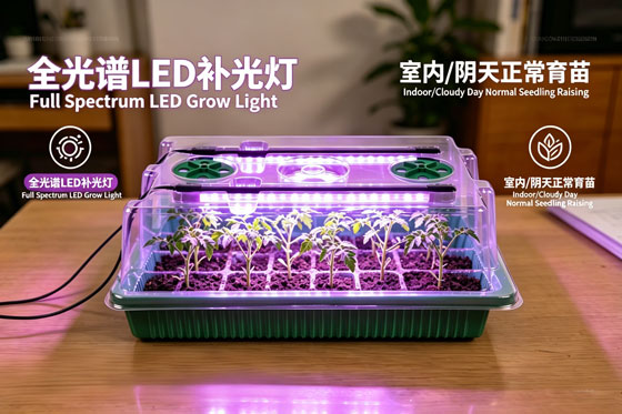LED植物灯|LED植物生长灯|LED植物补光灯|带LED植物灯育苗盆|LED植物灯生产厂家